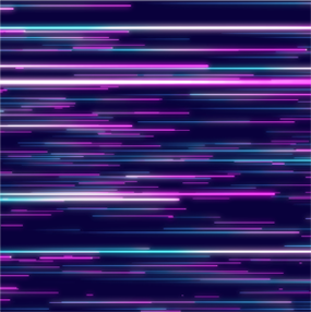 bright lines on black background